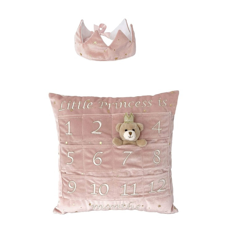 Mon Ami Princess First Year Pillow & Crown Set