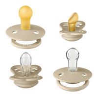 BIBS | Try-It Silicone & Latex Pacifier Collection- Vanilla