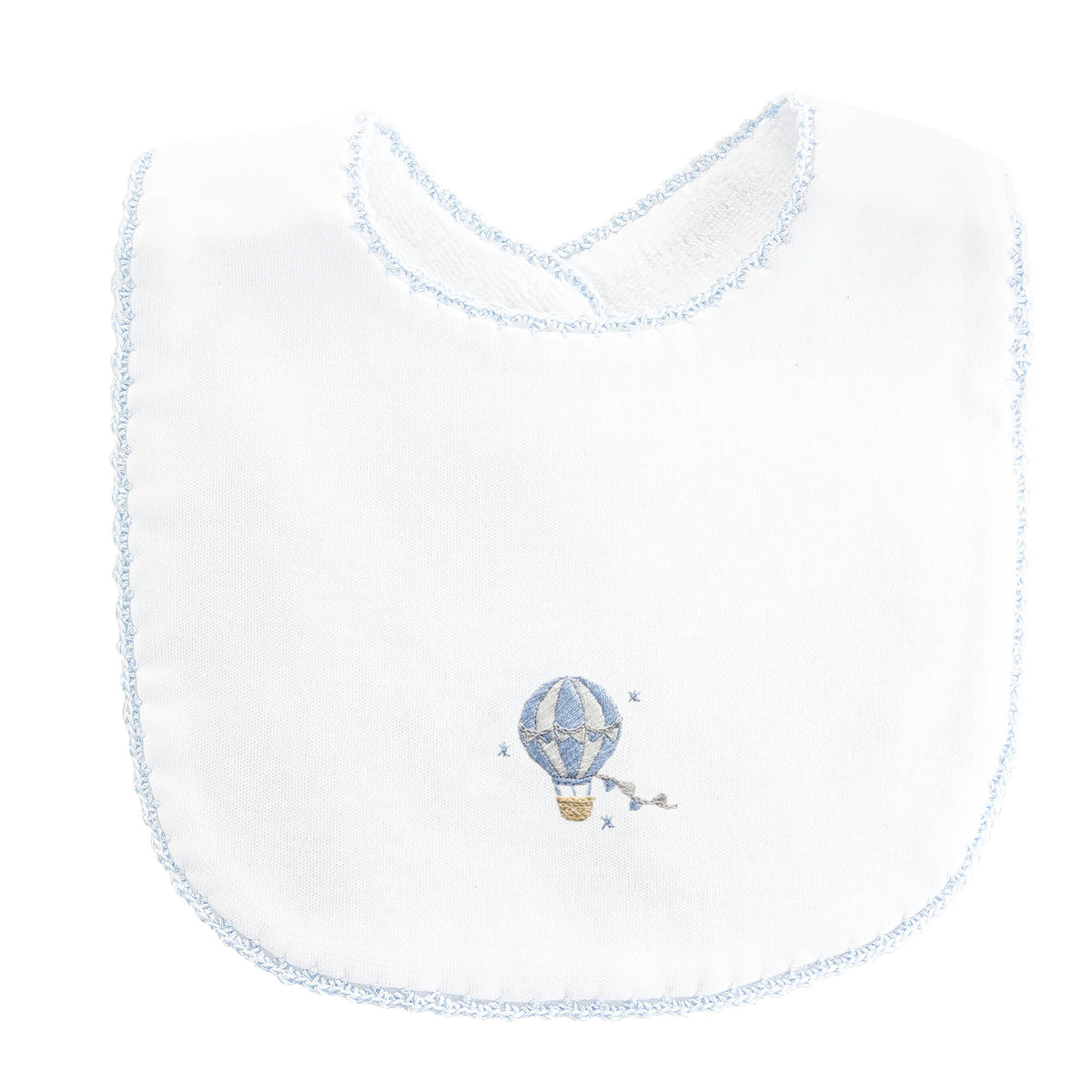 Baby Club Chic | Lets Fly Together Embroidered Pima Bib