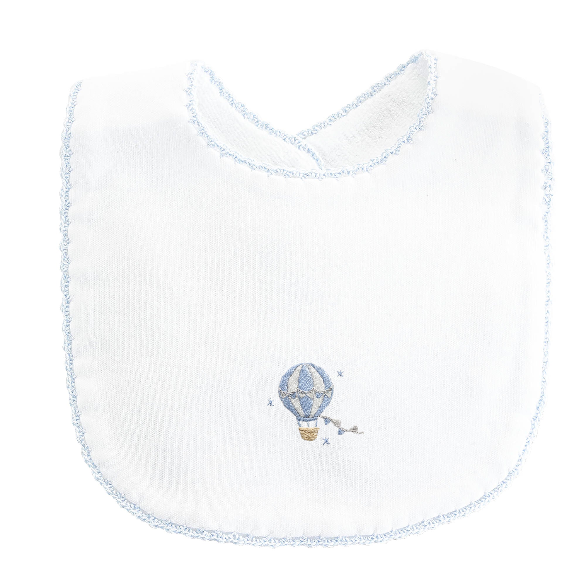 Baby Club Chic | Lets Fly Together Embroidered Pima Bib