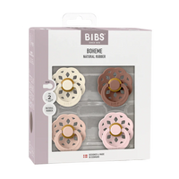 BIBS Boheme 4 Pack Paci Set