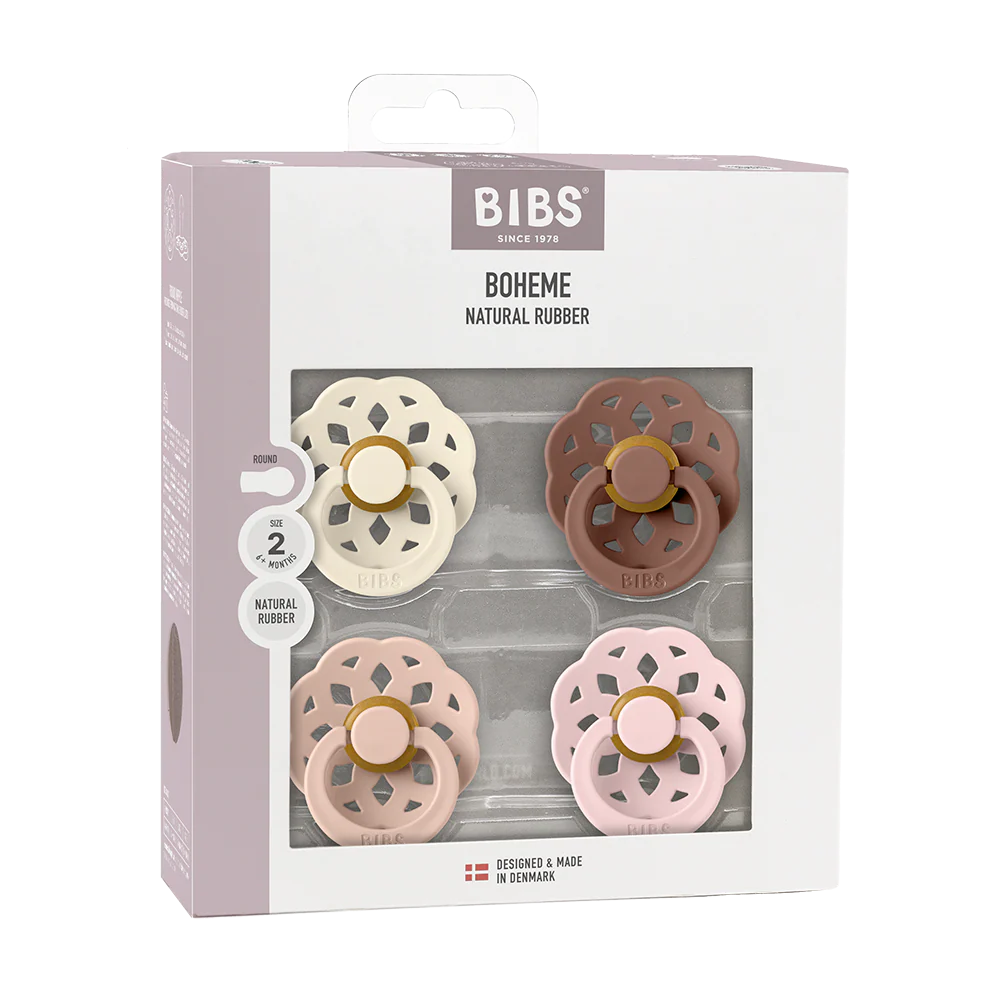 BIBS Boheme 4 Pack Paci Set