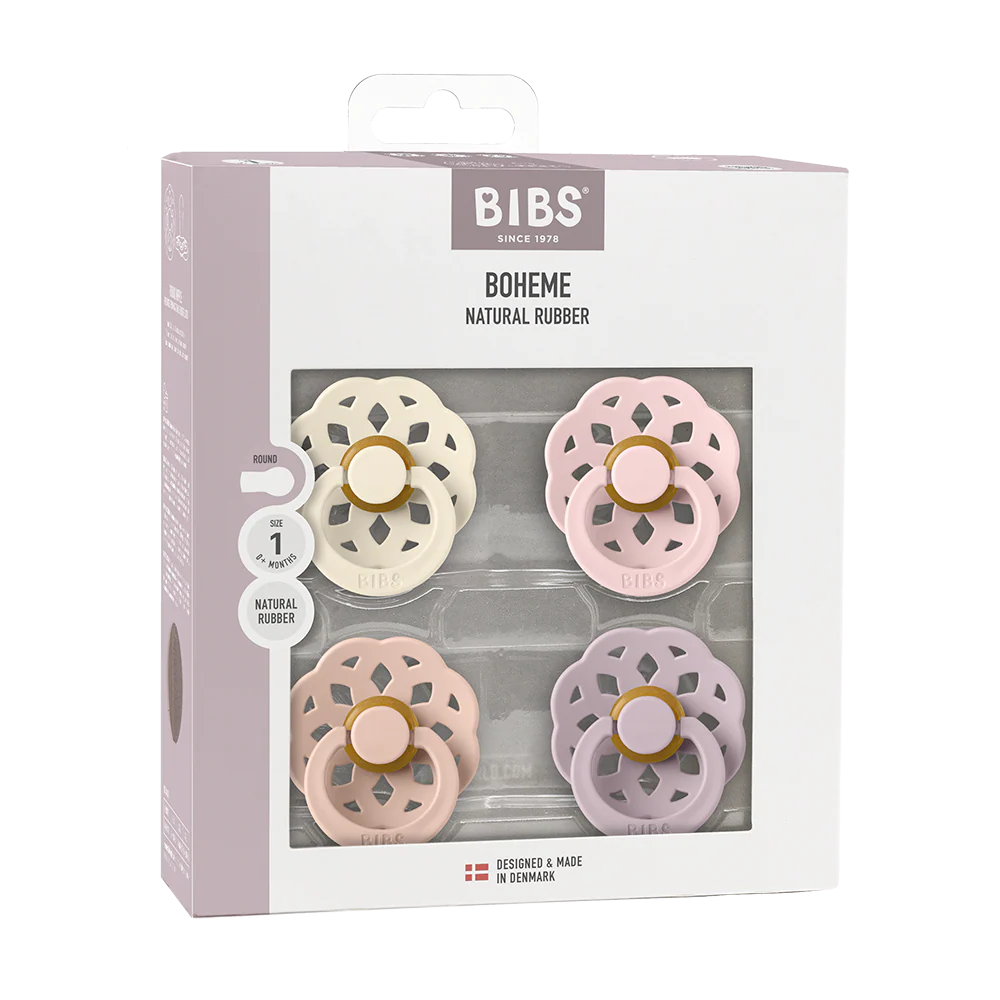 BIBS Boheme 4 Pack Paci Set