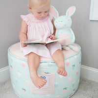 GooseWaddle Kids Ottoman-Rosie