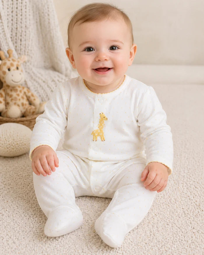 Baby Threads | Baby's "Cute Giraffe" Footie