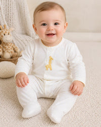 Baby Threads | Baby's "Cute Giraffe" Footie