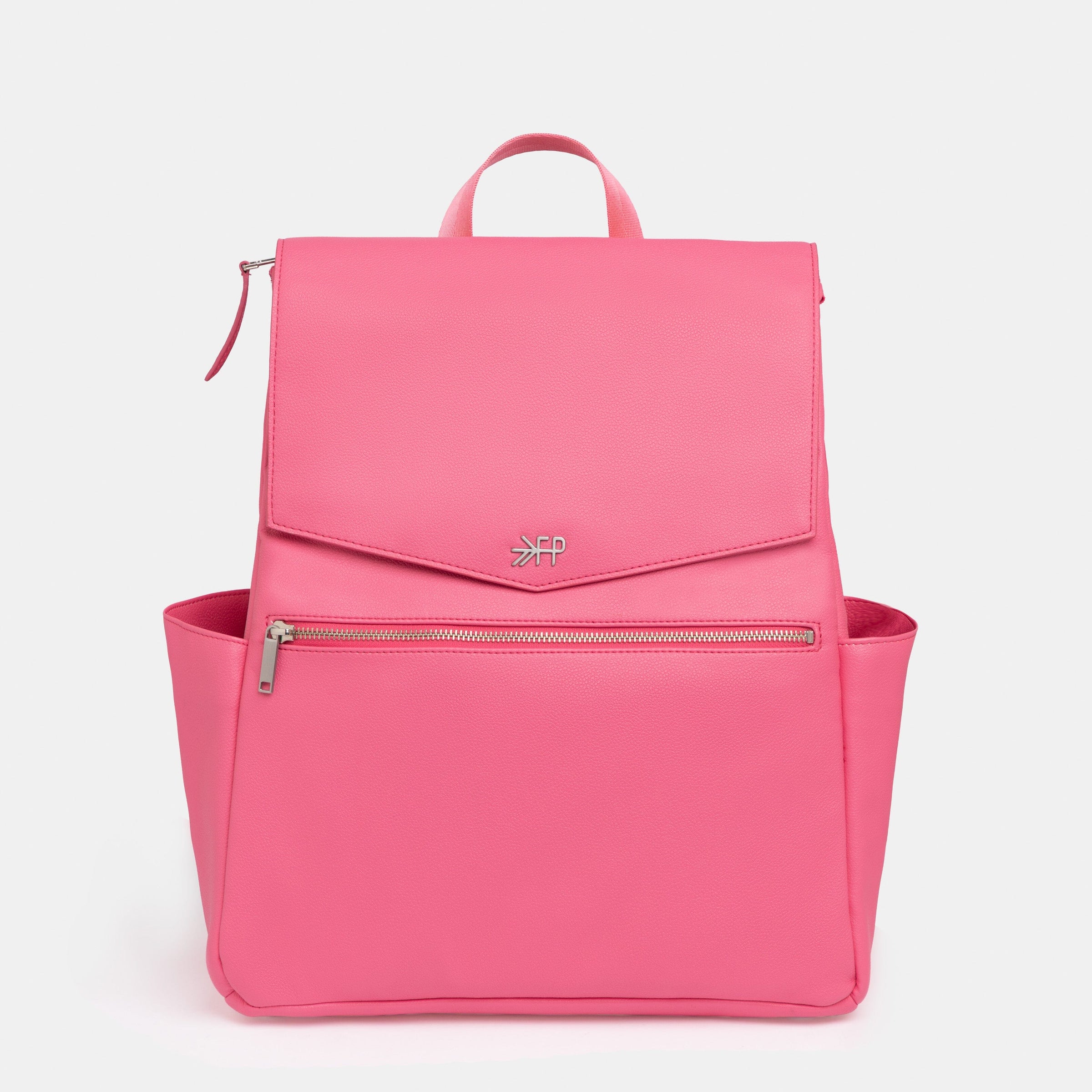 Freshly Picked | The Classic Diaper Bag II in Hot Pink