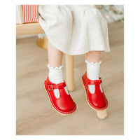 L'Amour Shoes | Selina Scalloped T-Strap Mary Jane