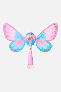 LED Illuminating Butterfly+ Fairy Princess Bubble Wand