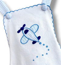 Marco & Lizzy | Baby Boy "Airplane Applique" Romper