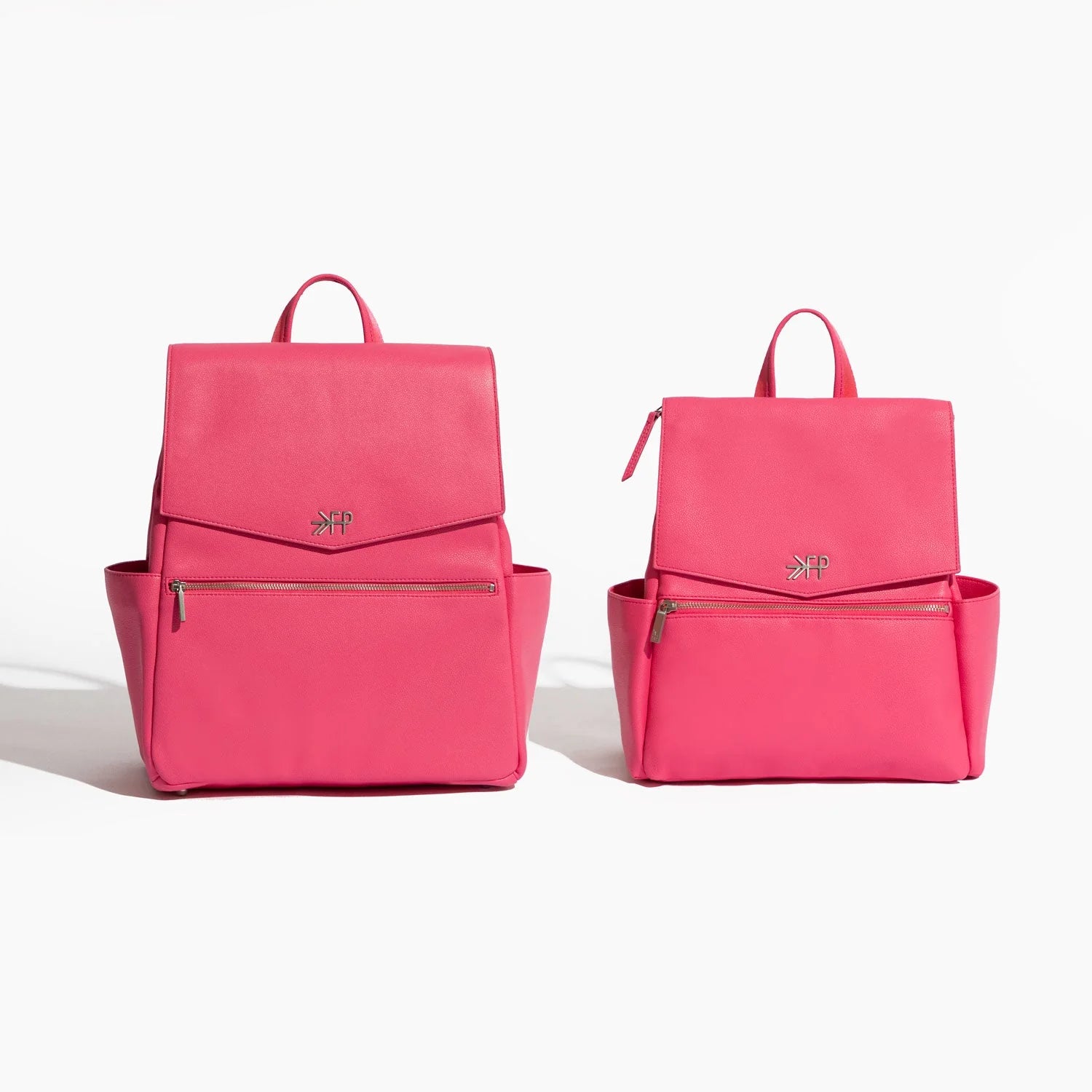 Freshly Picked | The Mini Classic Diaper Bag II in Hot Pink
