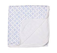 The Uptown Baby | Clover Blanket Light Blue