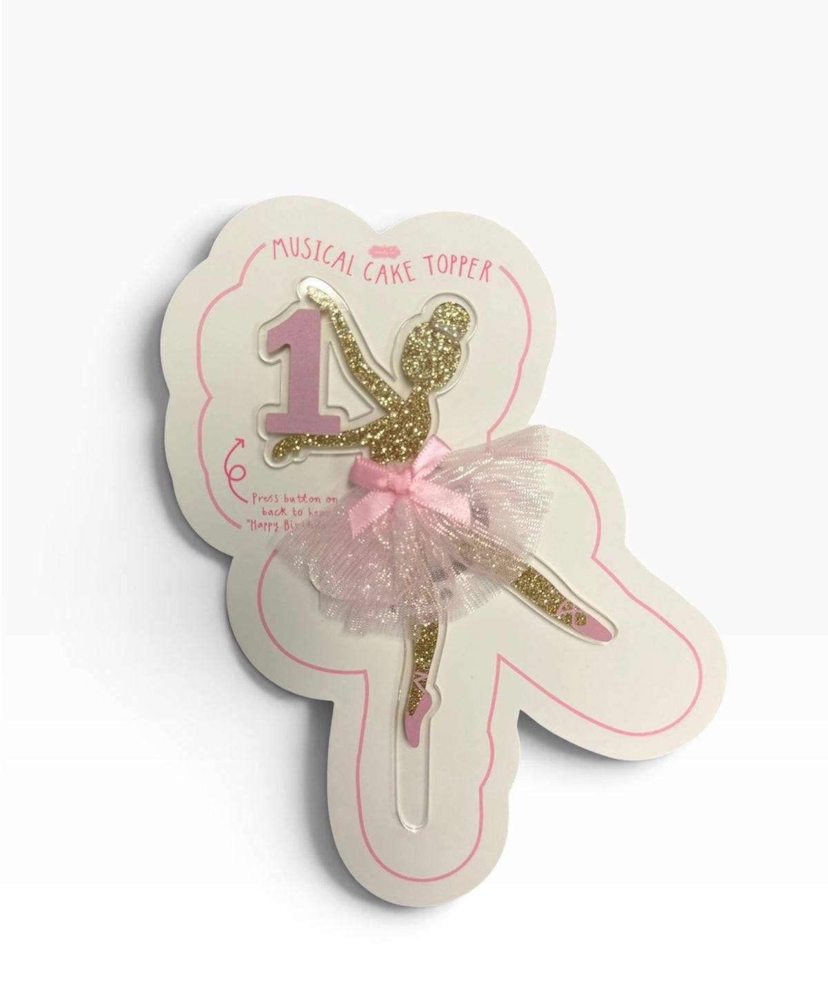 Mud Pie | Girl Musical Birthday Cake Toppers