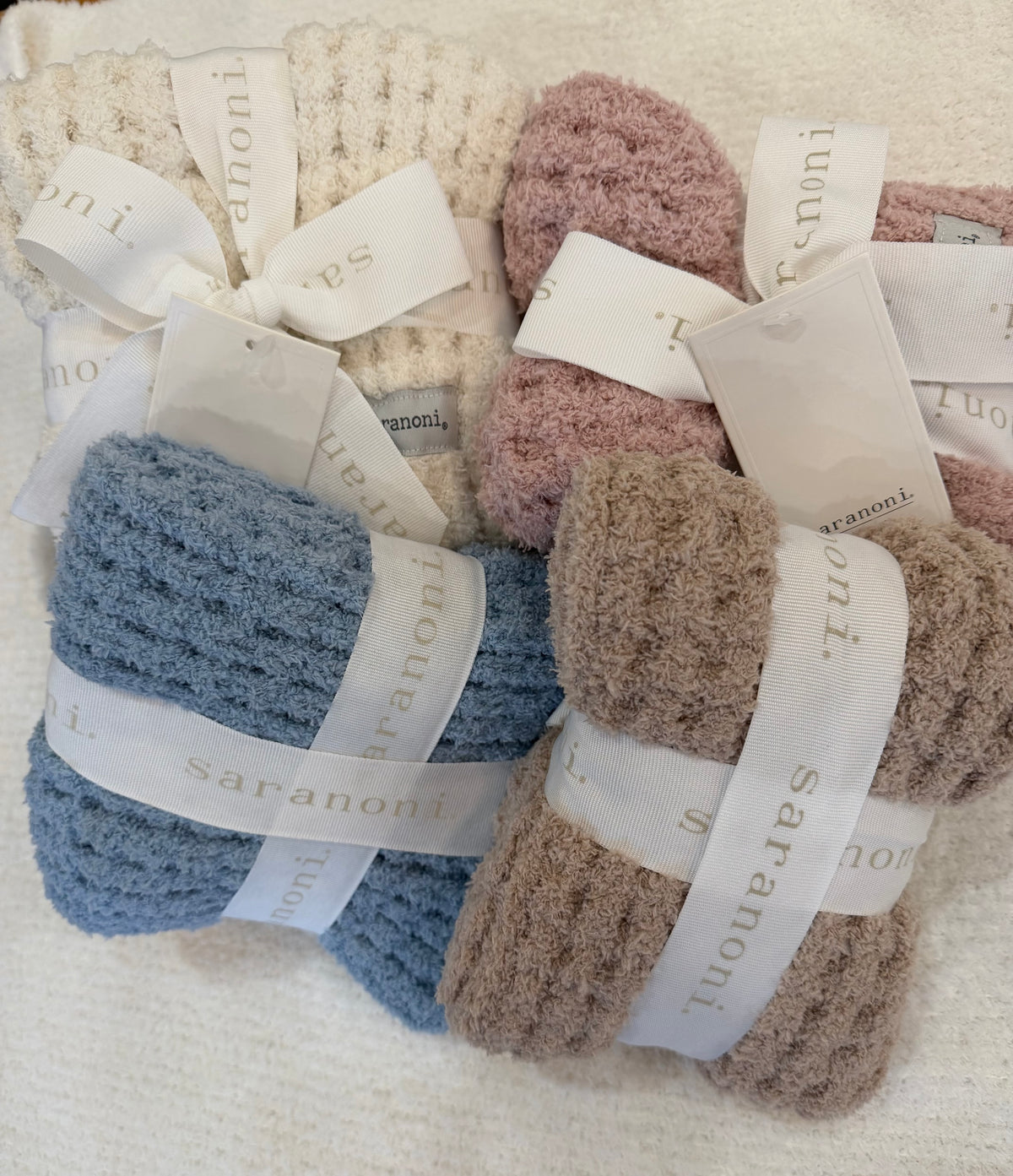 Saranoni Waffle Knit Mini Blankets