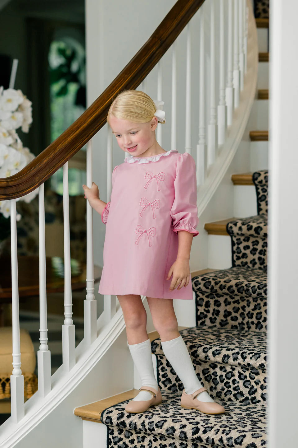 Proper Peony | Blushing Bows Dress