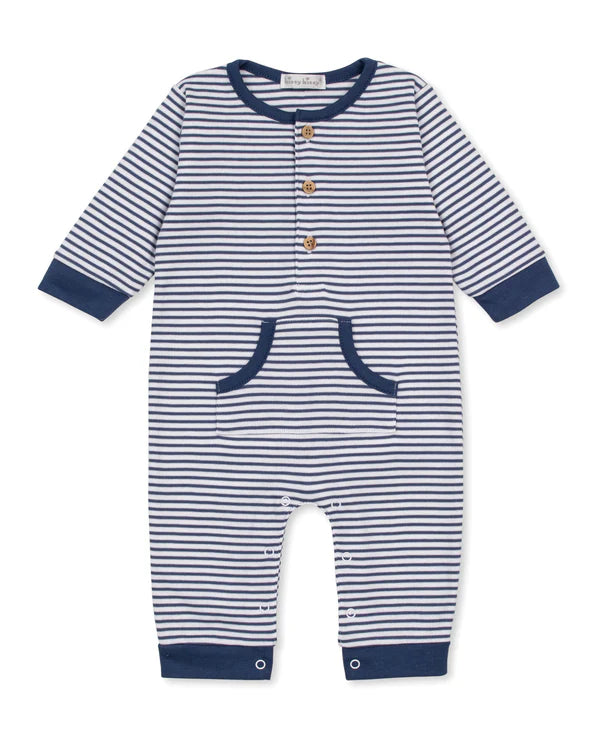 Kissy Kissy | Blue Stripe Playsuit