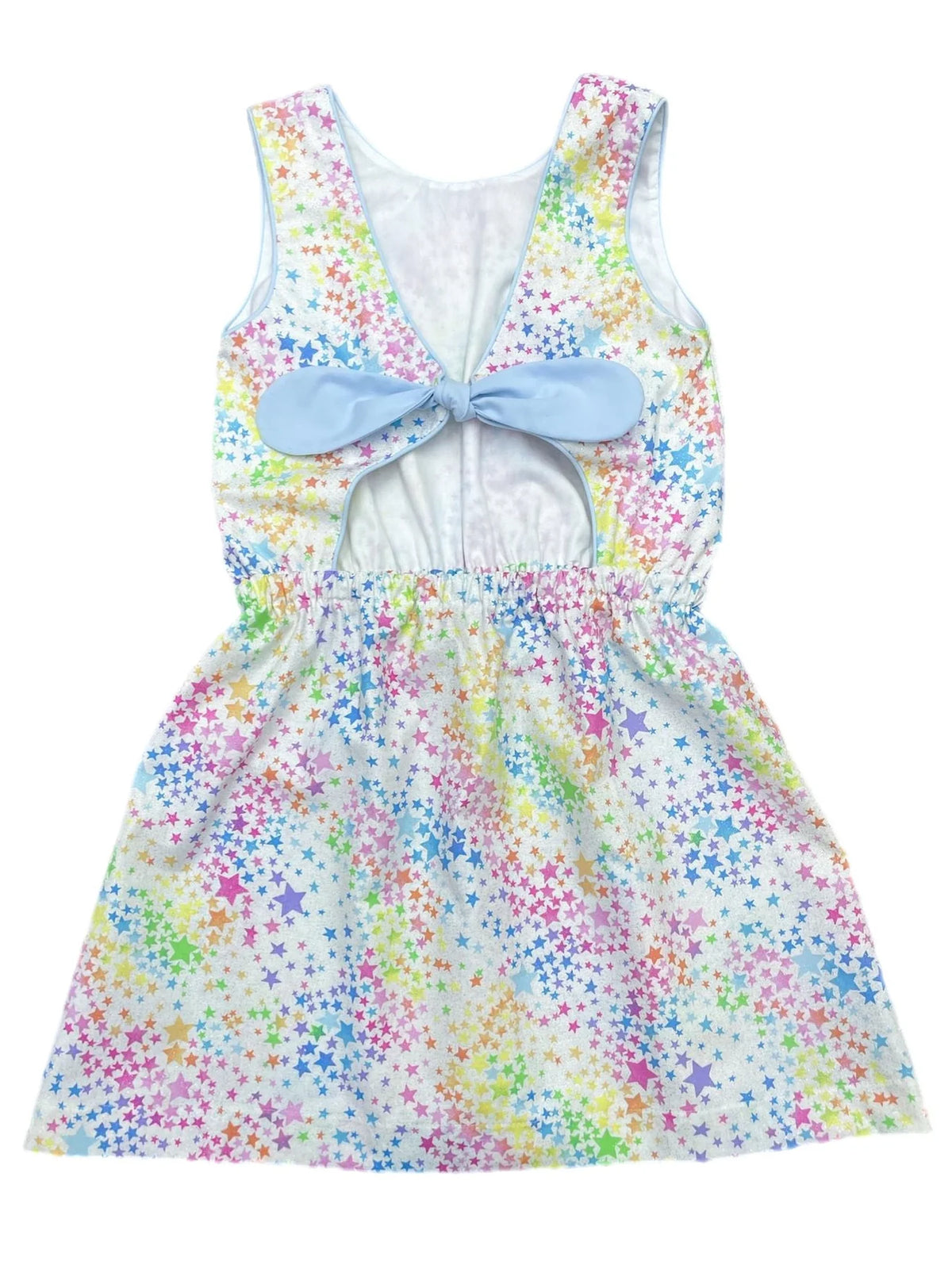 James & Lottie Kristin Knot Dress in Glitter Stars