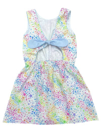 James & Lottie Kristin Knot Dress in Glitter Stars