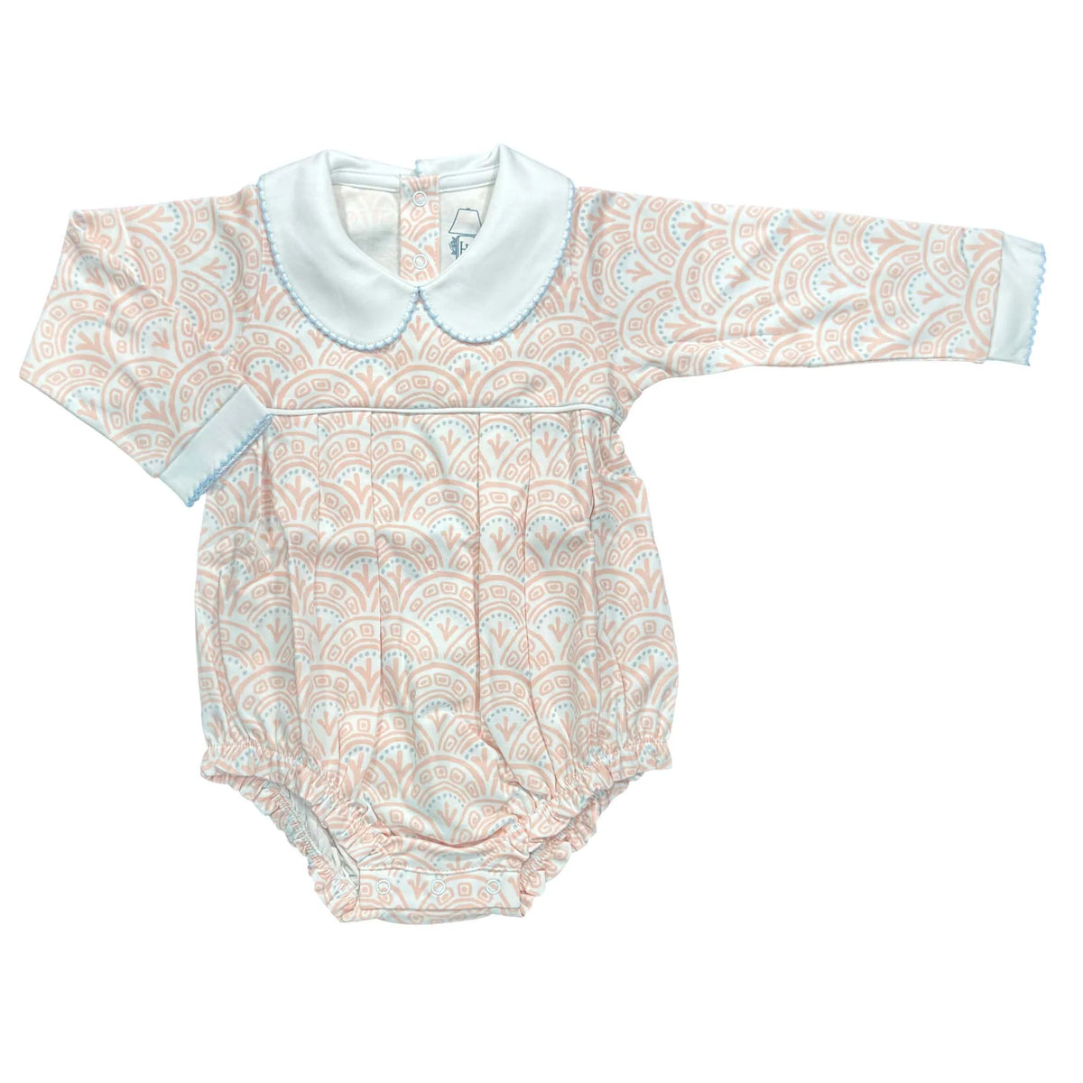 Heyward House | Long Sleeve Pleated Pink Bubble