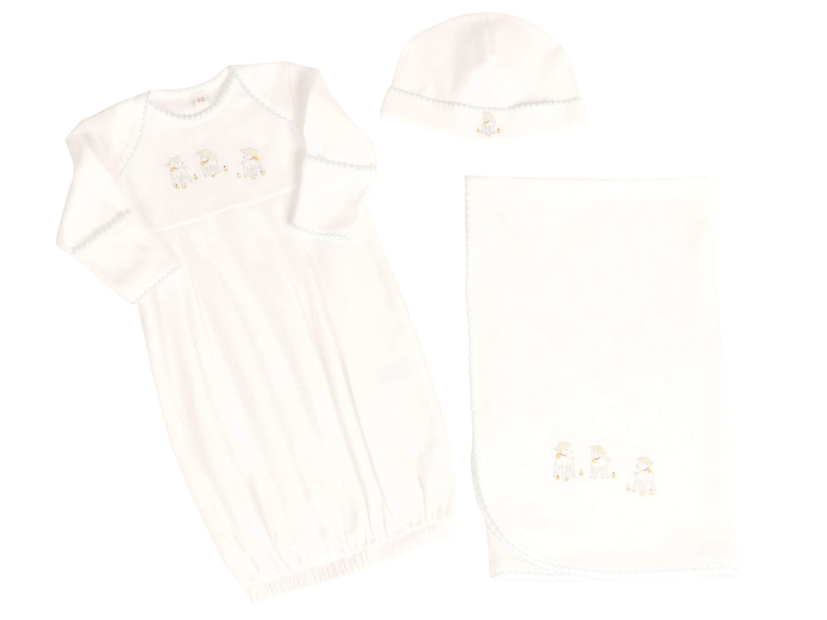 The Yellow Lamb | Lambikins Gift Set in Newborn