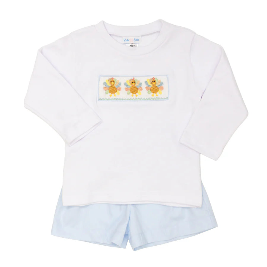 Lulu Bebe | Smock Turkey L/S set