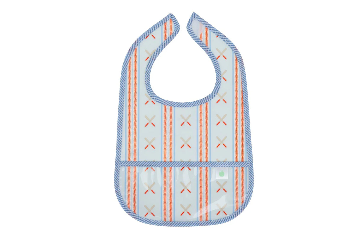 Apple of My Isla | The Wipe It Bib in Baseball