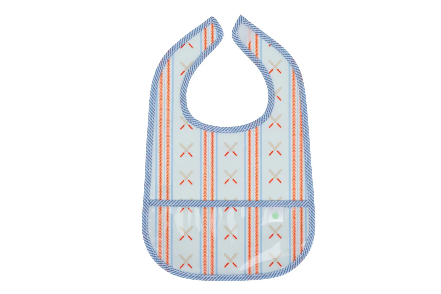 Apple of My Isla | The Wipe It Bib in Baseball