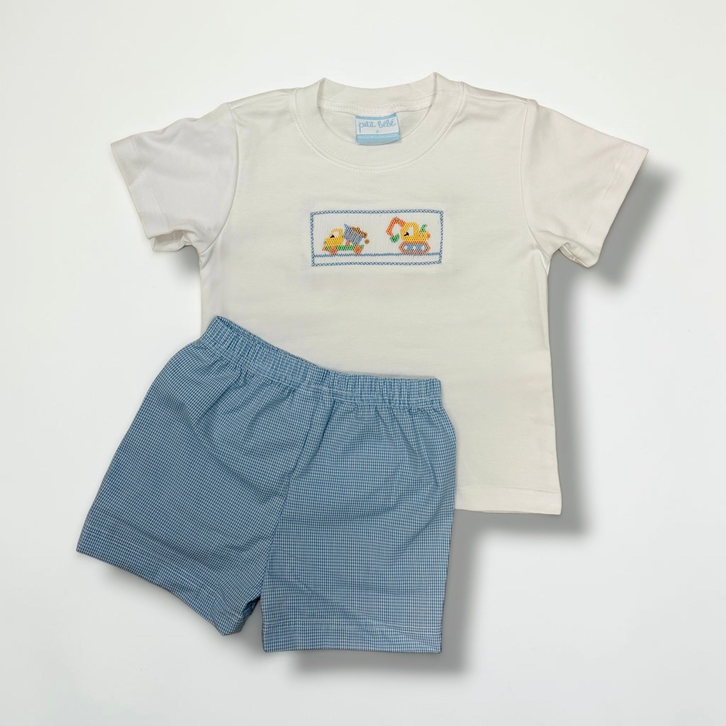 Petit Bebe | Truck Short Set