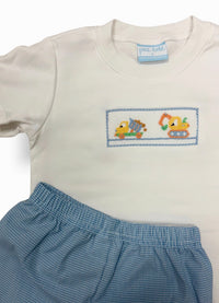 Petit Bebe | Truck Short Set