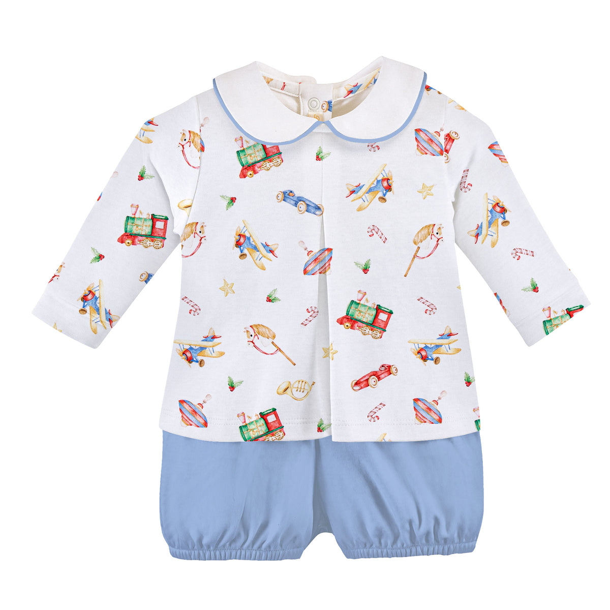 Baby Club Chic | Holiday Heirlooms Pima Diaper Set