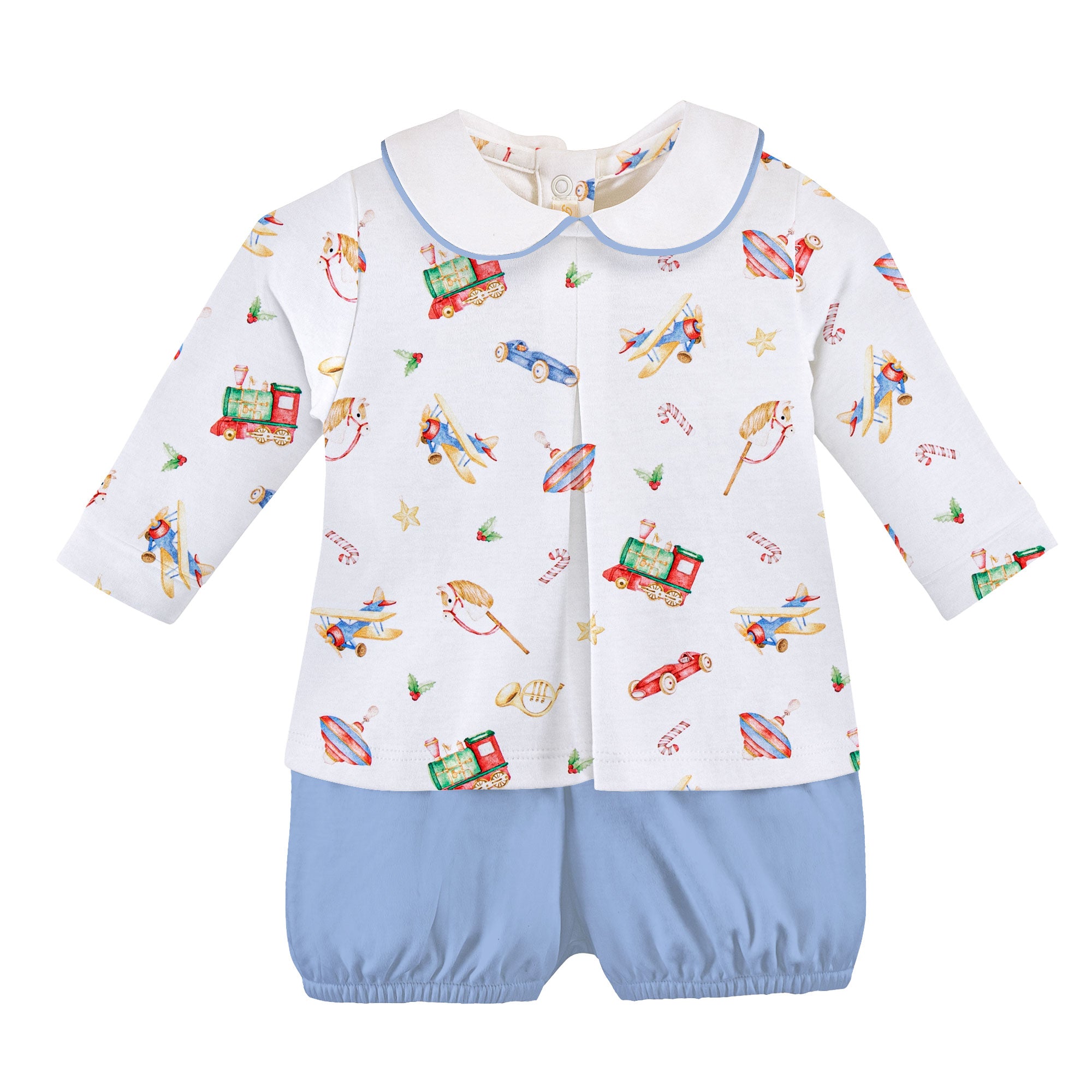 Baby Club Chic | Holiday Heirlooms Pima Diaper Set