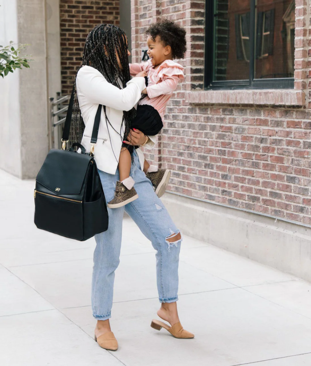 Freshly Picked Classic Diaper Bag in Ebony