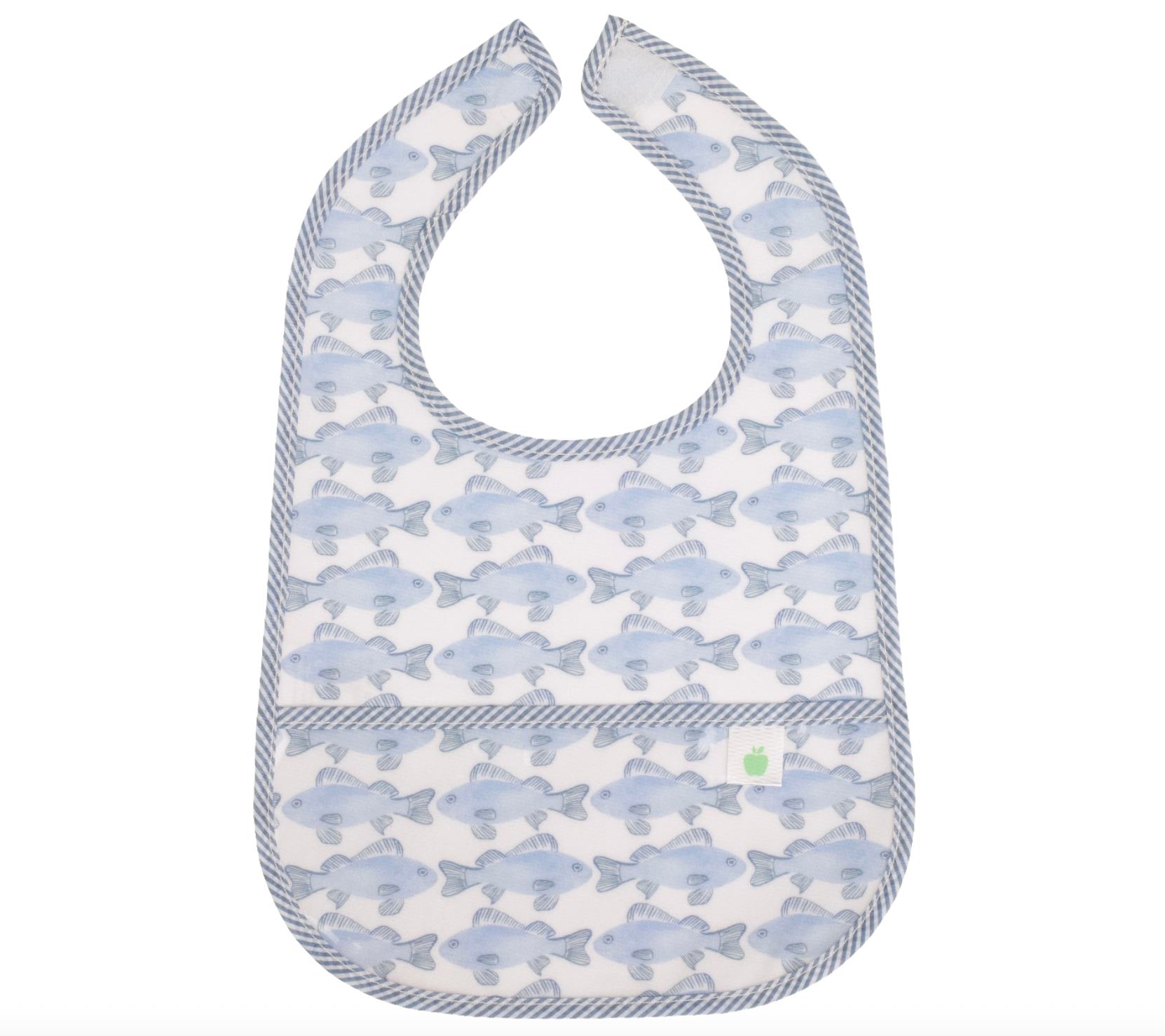 Apple Of My Isla | The Wipe It Bib, Fish