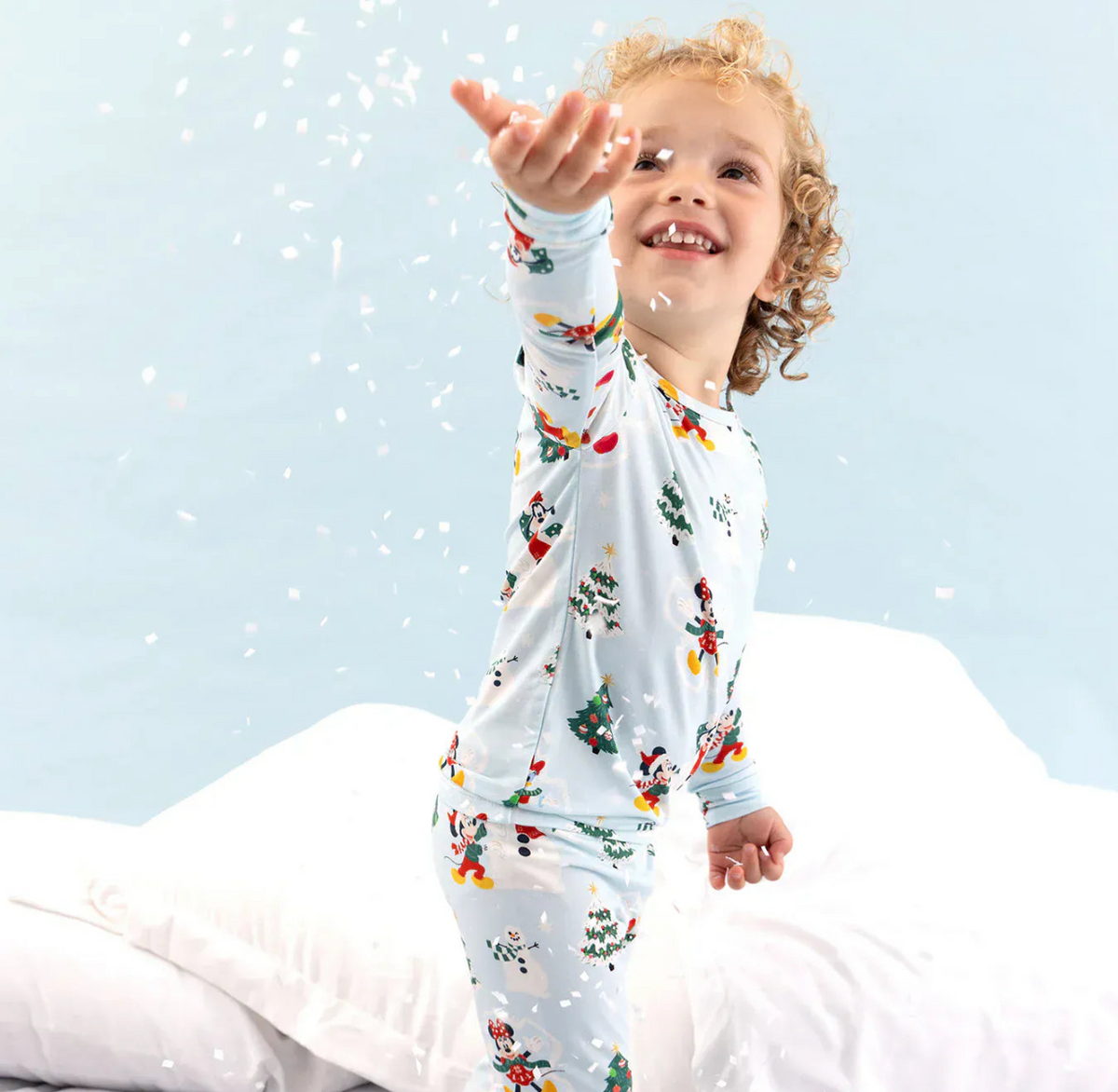 Magnetic Me Snow Excited Long Sleeve Pajamas