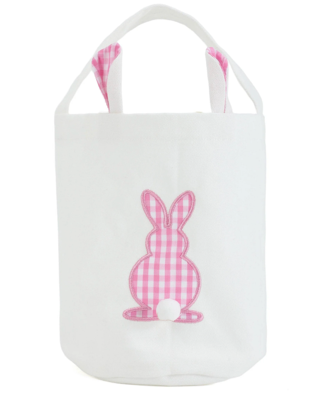 Lil Cactus Pink Gingham Easter Bunny Basket