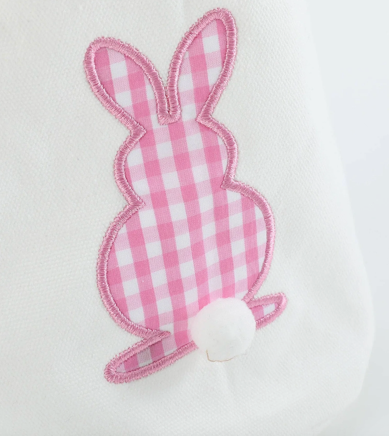 Lil Cactus Pink Gingham Easter Bunny Basket