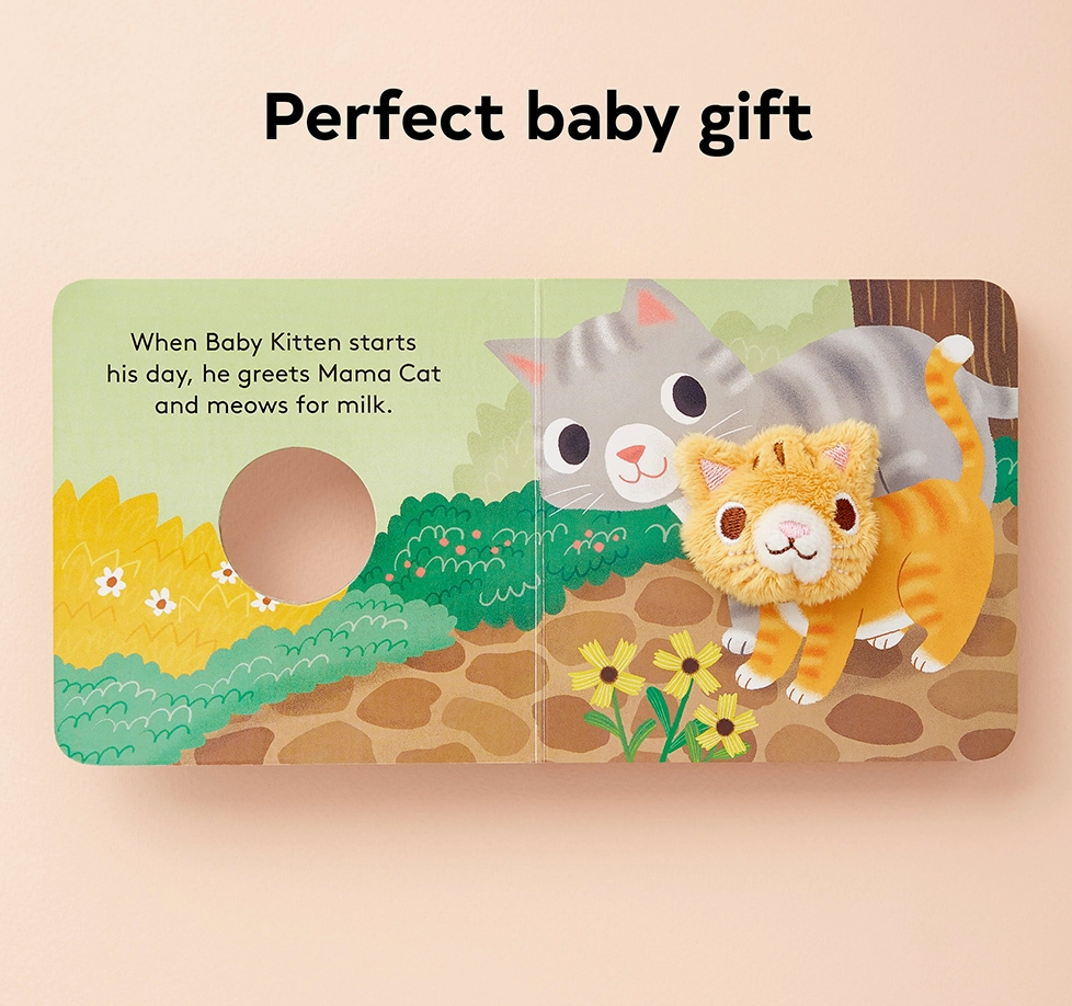 Baby Kitten Finger Puppet Book