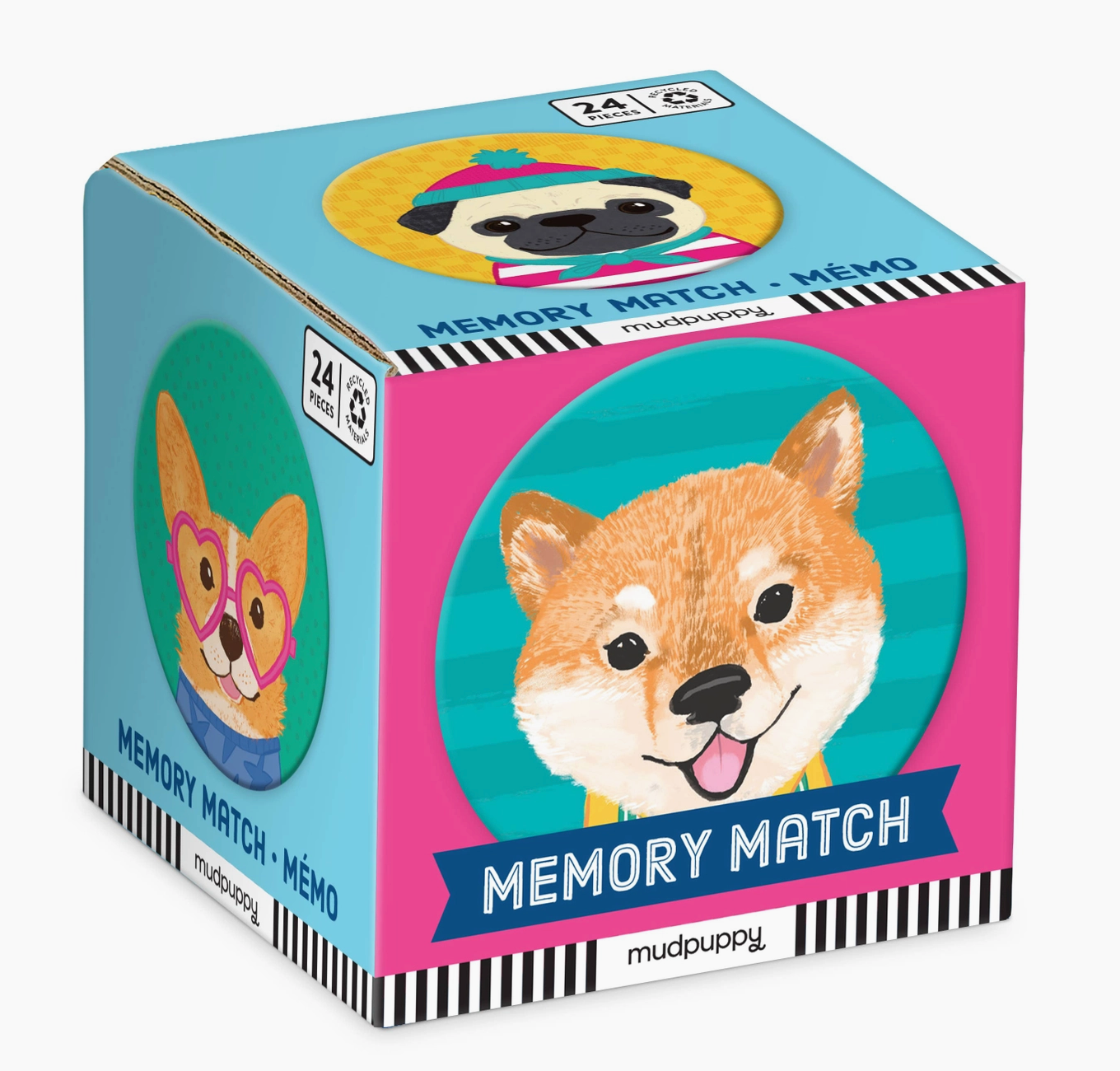 Dog Portraits Mini Memory Match