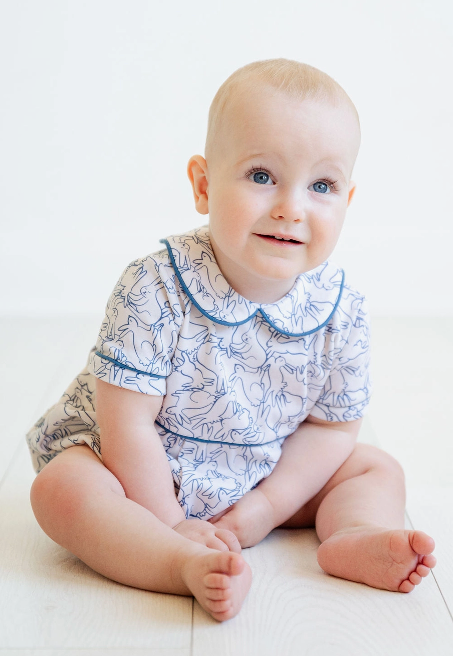 Ruth and Ralph Playful Bunnies Pima Alexander Bubble