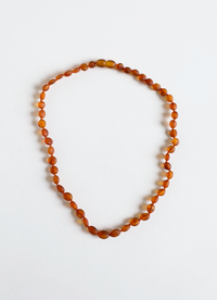 Canyon Leaf | Baltic Amber Teething Necklace 13”