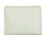 TRVL Design | Pimlico Stripe Sage Roadie | Large Zip Pouch