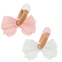 Mud Pie | Bow Silicone Teether