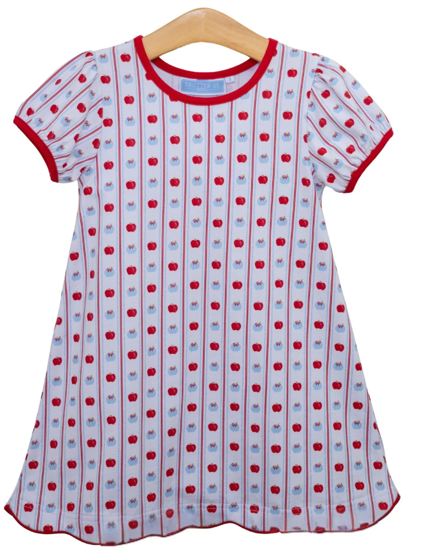 Trotter Street Kids | Apple Print Dress