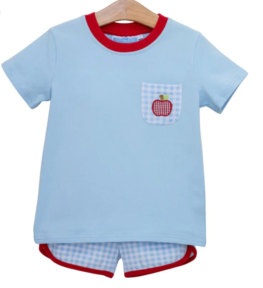 Trotter Street Kids | Apple Trio Short Set