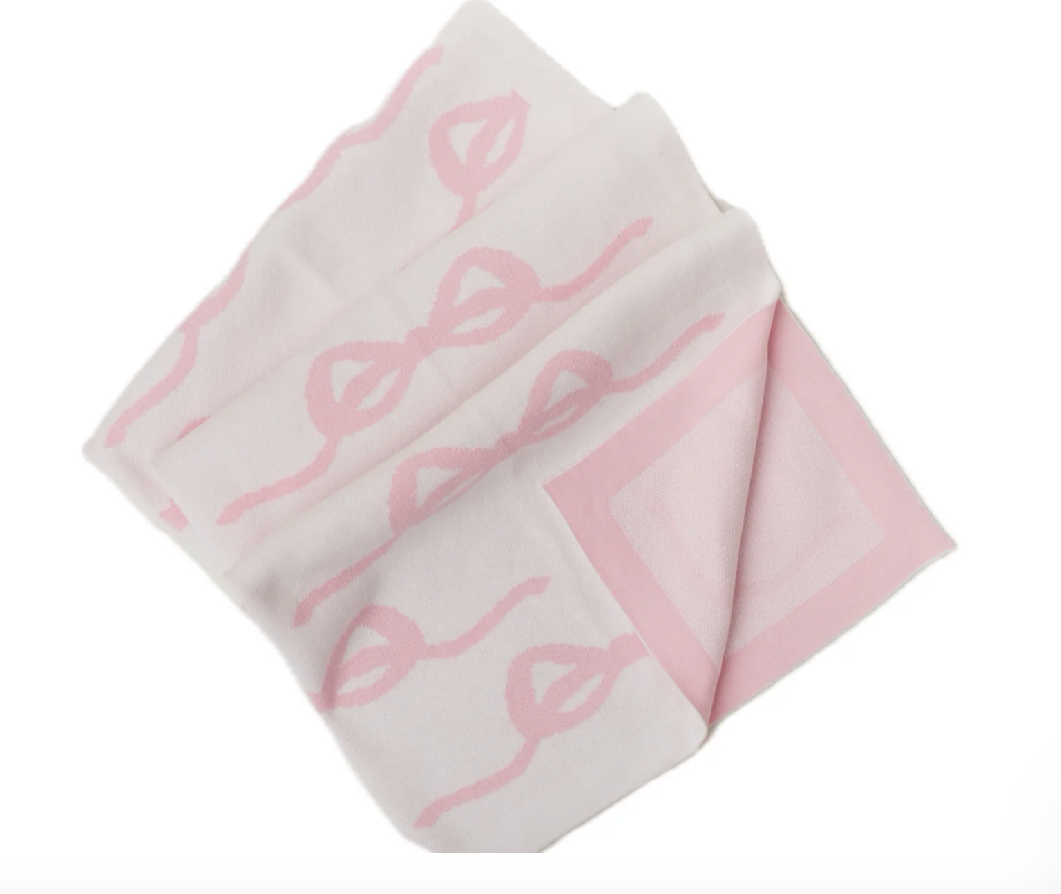 The Perfect Bow Baby Blanket | Perfect Pink
