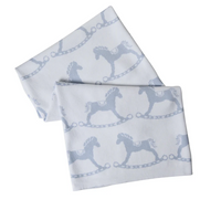 Rocking Horse Baby Blanket | Baby Blue