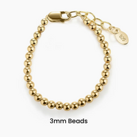 Cherished Moments | 14k Gold-Plated Sterling Silver Beaded Bracelet