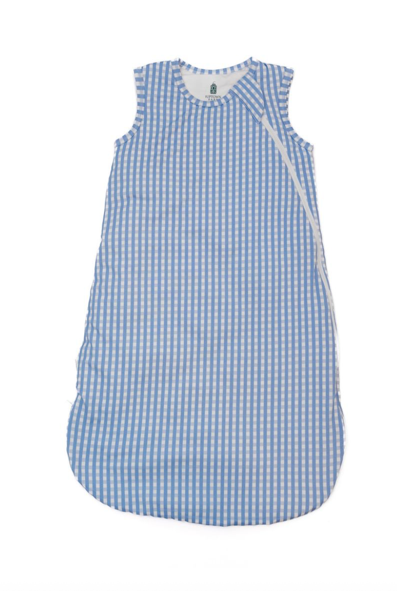 Uptown Baby | Blue Gingham Sleep Sack