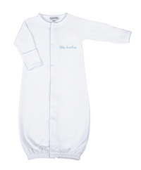 Magnolia Baby | Little Brother and Little Sister Blue Embroidered Converter