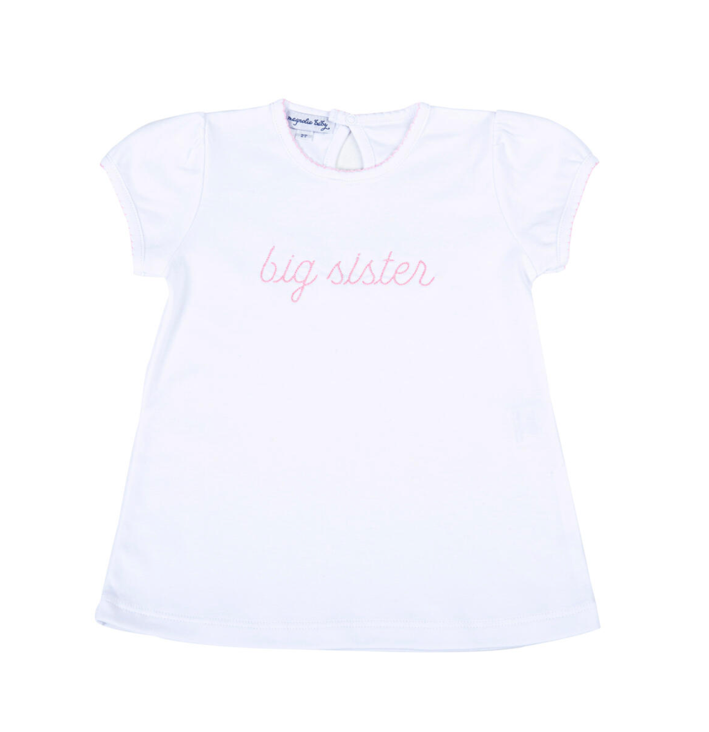 Magnolia Baby | Big Brother & Big Sister Embroidered T-Shirt